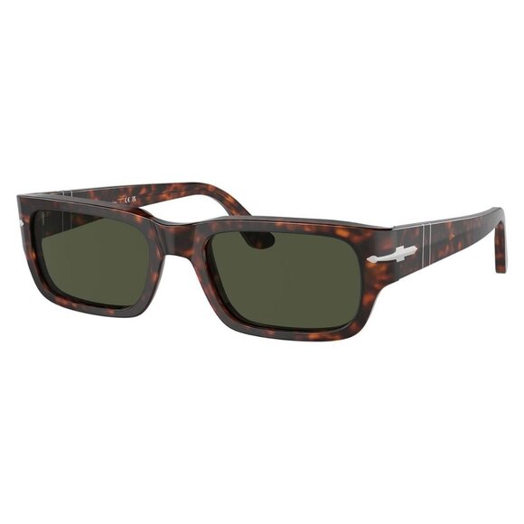 New PERSOL Adrien Havana Rectangle PO3347S 24/31 Sunglasses Women - Picture 1 of 6